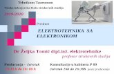 ELEKTROTEHNIKA SA ELEKTRONIKOM · 2020-04-18 · OE1 - Skripta iz Elektrostatike.pdf, 2. OE1 - Skripta iz Jednosmjernih struja.pdf 3. OE2 - Skripta iz Elektromagnetike.pdf, 4. OE2