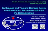 Earthquake and Tsunami Damage Survey in …...Syiah Kuala Cemetery 2005年3月2日 Syiah Kuala Cemeteryにおいて生存者 にアンケート調査 生存者 Syiah Kuala Cemetery