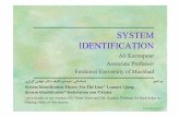 SYSTEM IDENTIFICATION - Ali Karimpourkarimpor.profcms.um.ac.ir/imagesm/354/stories/iden/... · R z R z Hz xx xy 28 System Identification by using correlation function. Lecture 8 Ali