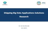 Shipping Big Data Applications Solutions Research 亚太示范电子 … · 2015-09-08 · Big data research is going to solve these new problems. The Internet of Things Computer
