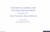 MACHINE LEARNING AND PATTERN RECOGNITION ...yann/2010f-G22-2565-001/diglib/...General Gradient-Based Supervised Learning Machine Neural Nets, and many other models: decision rule: