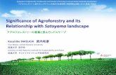 Significance of Agroforestry and its Relationship …...CBD and Satoyama Landscapes The 10th Conference of the Parties (COP 10) to the Convention on Biological Diversity (CBD) will
