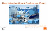 Introduction à Docker - Hego Zaharra7 interne Orange Pourquoi docker plutôt qu’un autre : Mac OS/X – Windows Toolbox Linux Docker client Docker machine Docker compose Docker