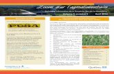Zoom sur l’agroalimentaire - MAPAQ · Zoom sur l’agroalimentaire est réalisé et mis en page trimestriellement par Manon Cyr, techni-cienne en information, à la Direction régionale