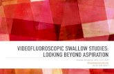FLOOVIDEOFLUOROSCOPIC SWALLOW STUDIES: LOOKING … · 2017-09-13 · FLOOVIDEOFLUOROSCOPIC SWALLOW STUDIES: LOOKING BEYOND ASPIRATION Brenda Sitzmann, MA, CCC-SLP ... Most patients