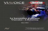 Le baromètre politique Viavoice - Libération...1 Le baromètre politique Viavoice - Libération Mars 2016 Viavoice Paris. Études conseil stratégie 9 rue Huysmans, 75 006 Paris.