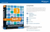 Swift 3 – Das umfassende Handbuch...Swift, mit allen Grundlagen und vielen Beispiel-Apps. In dieser Lese- probe machen Sie sich mit den Operatoren von Swift vertraut und lernen die