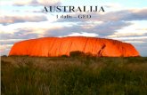AUSTRALIJAgeografija.lt/wp-content/uploads/2011/03/australija_zeme...Plotas - 8 560 000 km2 Vandens plotas - 1 % Dykumos ir pusdykumės - 2/3 teritorijos Smėlio kopos - 40% teritorijos