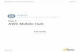 모바일 Serverless Architecture 세미나 lab v1.3awsblogskr.s3-ap-northeast-2.amazonaws.com/day7-mobile... · 2016-01-24 · Amazon Web Services – Mobile Hub Lab guide Jan 2016