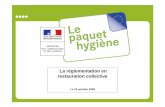 La réglementation en restauration collectivem.linut.fr/sites/default/files/files/Diaporamas/2008/JDD_2008/LINUT... · GBPH et d’application de l’HACCP. PLAN DE MAÎTRISE SANITAIRE