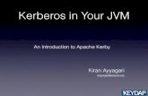 Kerberos in Your JVM - Apache Directorydirectory.apache.org/conference-materials.data/kerberos... · 2015-10-03 · Kerberos in Your JVM An Introduction to Apache Kerby Kiran Ayyagari