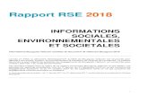 Rapport RSE 2018 - Bouygues Telecom · collaborateurs la possibilité de donner leur avis sur la qualité de vie au travail, en termes d’appréciation et de ressenti de la charge