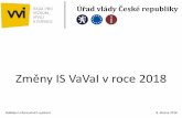 Změny IS VaVaI v roce 2018 - DERSP90 * Hlavní obor projektu podle číselníku oborových skupin OECD - Frascati Manual 2015 (znakový, délka 5) P Kód z číselníku oborů platného
