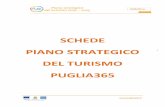 SCHEDE PIANO STRATEGICO DEL TURISMO PUGLIA365 · Il Piano Strategico del Turismo PUGLIA365 è connesso al Piano Strategico Nazionale del Turismo in corso di definitiva approvazione.