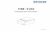 TM-T20 hwum User's Manual - Mátrix nyomtató · 8 TM-T20 Felhasználói útmutató Magyar A kábelek csatlakoztatása FIGYELEM: Soros interfészhez használjon null modem kábelt.