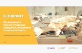 E-EXPORT · Розділ 1. Організація бізнесу 1.1. Робота з e-export для фізичних осіб (громадян) 1.2. Організація e-export-бізнесу