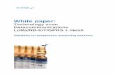 White paper - AntTail€¦ · AntTail Technology scan Lora / NB-IOT / GPRS AntTail.Com Nieuwegracht 32 3512 LS Utrecht The Netherlands info@AntTail.com Anttail White Paper Lora_Nbiot__GPRS