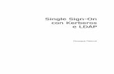 Single Sign-On con Kerberos e LDAP · Unified User Management e Single Sign-On 11 1. UNIFIED USER MANAGEMENT E SINGLE SIGN-ON Durante i miei “pellegrinaggi” tra i clienti e anche