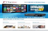 TURNS EVERY TELEVISION - Fantec · 2013-05-17 · The FANTEC Smart TV Hub Box allows you to view your TV programs due to the many apps and services available. All content is available