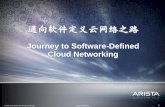 Journey to Software-Defined Cloud Networkingftps.zdnet.com.cn/files/3/24335.pdf · Programmatic @ Every Level = Programmability Partner Integration - F5, Cloudera, Splunk, etc Orchestration