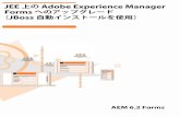 Adobe Experience Manager JBoss 自動インストー …...[Adobe_JAVA_HOME] C:\Adobe\Adobe_Experience_Manager_Forms\Java\ jdk1.8.0_74 JEE 上の AEM Forms 自動インストールによ