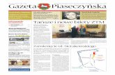 Gazeta Piaseczyńska15 marca 2017 •NR 2 (224)BIULETYN ... · Gazeta Piaseczyńska 2 aktualności 15 marca 2017, nr 2 (224) Sprawozdanie z sesji Rady Miejskiej w Piasecznie SESJA
