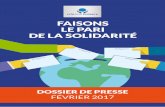 Faisons le pari de la solidarité - CCFD-Terre Solidaire · La France doit donc s’engager à ne plus avoir recours à ce genre d’importations. L’important arsenal d’exonérations