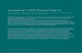 Una solución uniﬁcada para el backup en la nube, la ... · Backup en la nube Arcserve UDP Cloud Hybrid brinda almacenamiento conﬁable en la nube para garantizar la protección