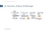 6 Series Pipe Fittings - NAFEST · Reducing Bushings - PRB Hex Couplings - PCG Union Ball Joints - UBJ Male Elbows - PME ... 304 stainless steel Alloy 400 Alloy 600 Alloy C-276 Brass