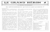 LE GRAND HÉRON - Inforoute de la MRC d'Abitibi-Ouestduparquet.ao.ca/documents/pages/8_5-avril-2004.pdf · d'animer. Ce projet a une durée d'un an et contient une douzaine d'objectifs