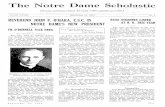 Notre Dame Scholastic - University of Notre Dame ArchivesThe Notre Dame Scholastic ["Enteied a- --econil-elah.s matter at Notie Dame. Indiana. Acceptance fin mail'ntc"! ... While able