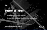 Internet of Things - Mobil Agenda · Internet of Things Hvilke muligheter kan 5G gi for IoT? Hva må til for at IoT skal bli vellykket med 5G konseptet? marianne.styrman@webstep.no