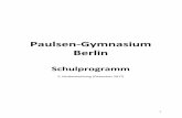 Paulsen-Gymnasium Berlin · Das Paulsen-Gymnasium ist zentral im Bezirk Steglitz-Zehlendorf an der Gritznerstraße zwischen Schloßstraße und dem Botanischen Garten gelegen. Durch