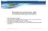 Instrucciones de Comunicaciones...OMRON ELECTRONICS, S.A. [ Página 6 de 34 ] Guía Rápida: Instrucciones de comunicación 3. Instrucciones de red. Este grupo de instrucciones permite