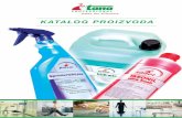 KATALOG PROIZVODATana – da se predstavimo S. 4–7 Sredstva za dezinfekciju i čišćenje S. 8–13 Sastavi i proizvodi za negu podova S. 14–29 Sredstva za čišćenje sanitarija