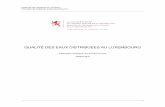 QUALITÉ DES EAUX DISTRIBUÉES AU LUXEMBOURG · 2018-03-07 · Qualité des eaux distribuées au Luxembourg Présentation des résultats des analyses des années 2014 5 STRUCTURE