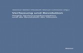Hegels Verfassungskonzeption und die Revolution der Neuzeit€¦ · Mit dem Thema »Verfassung und Revolution« hatte das Bochumer Kol- loquium (25.-27.6.1998) eine Fragestellung
