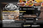 5005166 UL SUB.2728 WOOD PELLET GRILL & SMOKER · s wood pellet grill & smoker important, read carefully, retain for future reference. manual must be read before operating! gril &