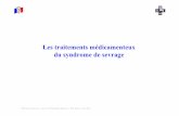 Les traitements médicamenteux du syndrome de sevrage · Les traitements médicamenteux du syndrome de sevrage MP Didier Mennecier - Service de Pathologie Digestive - HIA Begin -