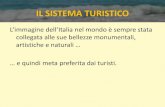 IL SISTEMA TURISTICO · 2012-04-04 · IL SISTEMA TURISTICO (OFFERTA) Imprese turistiche sono imprese che si occupano di attività organizzate a favore dei turisti Art. 7 Legge 135/2001: