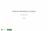 Software Modeling & Analysisdslab.konkuk.ac.kr/Class/2020/20SMA/Lecture Note/Software... · 2020-03-19 · Software Modeling & Analysis - Introduction - ... (Object-Oriented Analysis