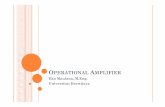 01 Operational Amplifier - maulana.lecture.ub.ac.idmaulana.lecture.ub.ac.id/files/2012/04/Operational-Amplifier.pdf · KARAKTERISTIK OP-AMP ParameterParameter Ideal Ideal LM741LM741