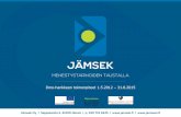 Ilmo-hankkeen toimenpiteet 1.5.2012 31.8 - Jämsek · ILMO-hanke 1.5.2012 – 31.8.2015 Tapahtumat • Osallistuminen Keski-Suomi Pietarissa investoritapahtuma • Osallistuminen