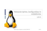Hálózatok építése, konfigurálása és működtetése · GNU/Linux 4 Hálózatok építése, konfigurálása és működtetése, BME-TMIT 2016/7.2 Richard Stallman –GNU Project