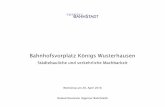 Bahnhofsvorplatz Königs Wusterhausen€¦ · Bahnhofsvorplatz Königs Wusterhausen: Workshop am 20.04.2016 5 Ziele und Ansätze Stärkung der Aufenthaltsqualität auf dem Vorplatz