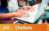 Chatbots - CLAdirect...Telegram, Line, etc) Se integran varios bots en un mismo chat Resultado: un canal innovador, que brinda una nueva dimensión de funcionalidades, diferentes a