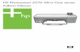 HP Photosmart 2570 All-in-One seriesh10032.1 HP All-in-One genel bakış HP All-in-One aygıtınızı, HP All-in-One aygıtınızın üzerindeki kontrol panelinden veya bilgisayarınıza