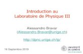 Introduction au Laboratoire de Physique IIIdpnc.unige.ch/tp/labo3.pdf · à une loi fondamentale de la physique quantique : «Le théorème d’Impossibilité du clonage quantique».