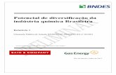 Potencial de diversificação da indústria química ... · Potencial de diversificação da indústria química Brasileira Relatório 1 Chamada Pública de SeleçãoBNDES/FEP PROSPEÇÃO