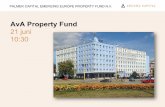 AvA Property Fund · claimemissie, uitgifte converteerbare obligatie, banklening en vendorsloan financiert aankoop Aankoop Financiering (in € 1.000) (in € 1.000) Portfolio 27.400